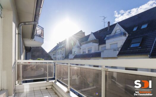 STRASBOURG – NEUDORF T2/3 – 71M² AVEC BALCON + GGE + CAVE