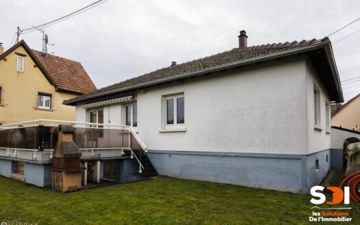 PLOBSHEIM – MAISON PLAIN PIED 97M² SUR 3,34 ARES