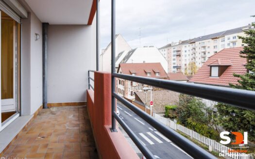 STRASBOURG – NEUDORF DUPLEX T4/3 – 116M² AVEC 4 BALCONS + GGE + CAVES + PKGS
