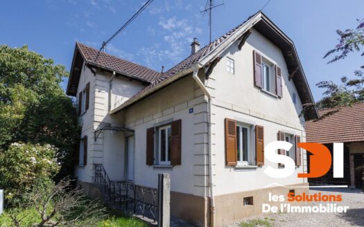 ESCHAU – MAISON 123M² SUR 5,82 ARES AVEC DEPENDANCE + COUR + JARDIN