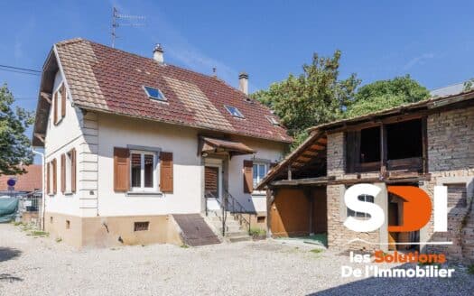 ESCHAU – MAISON 123M² SUR 5,82 ARES AVEC DEPENDANCE + COUR + JARDIN