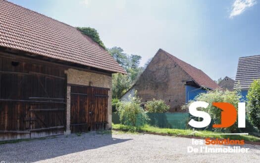 ESCHAU – MAISON 123M² SUR 5,82 ARES AVEC DEPENDANCE + COUR + JARDIN