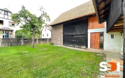 ESCHAU – BATI EN DUR / GRANGE A AMENAGER SUR 2,41 ARES