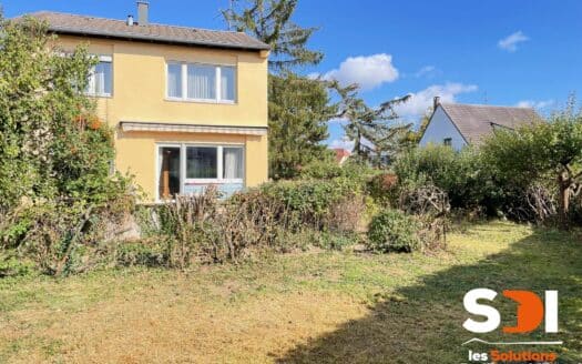 FEGERSHEIM – MAISON 111M² SUR 6,07 ARES AVEC JARDIN + GGE ET S/S COMPLET