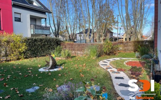 ESCHAU – T3 EN REZ-DE-JARDIN 69M² AVEC TERRASSE + JARDIN + 2 GGES + CAVE