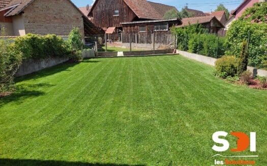 PLOBSHEIM – MAISON 160M² SUR 6,02 ARES AVEC DEPENDANCE – GGES – COUR – JARDIN – TERRASSE