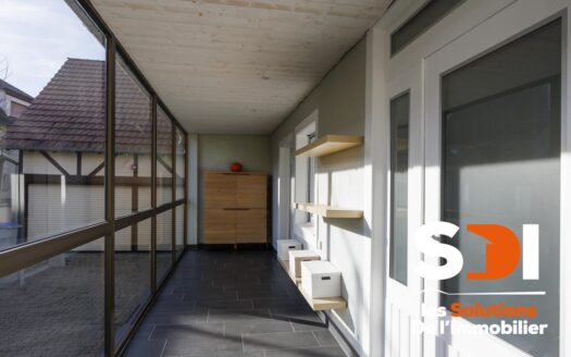 PLOBSHEIM – MAISON 160M² SUR 6,02 ARES AVEC DEPENDANCE – GGES – COUR – JARDIN – TERRASSE