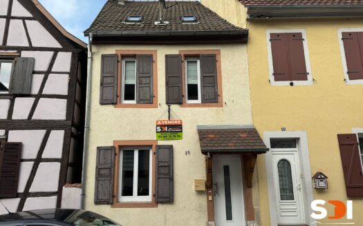 BENFELD – MAISON DE VILLE 110M² – 4CH AVEC COUR/TERRASSE