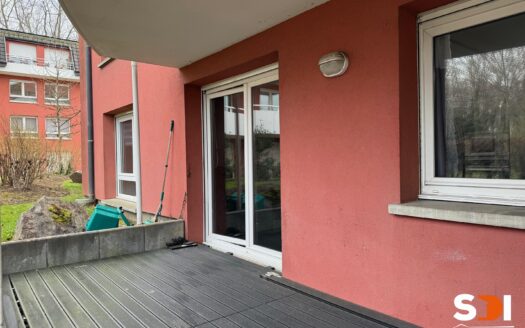 ILLKIRCH – RDJ T2 / 50M² AVEC TERRASSE + PKG + CAVE
