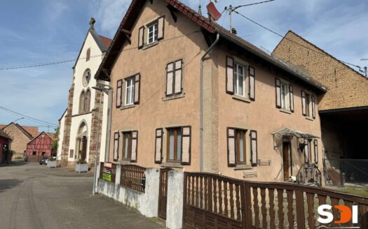 GERSTHEIM – MAISON DE VILLE 169M² SUR 2,17 ARES AVEC COUR