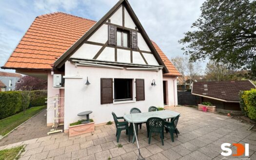 NIEDERHAUSBERGEN – MAISON 137M² SUR 5,46 ARES – 6P/4CH AVEC S/S COMPLET ET TERRASSE
