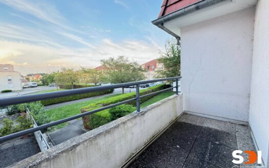 PLOBSHEIM – T3 / 70M² AVEC TERRASSES + GGE + CAVE