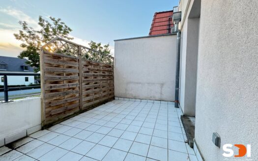 PLOBSHEIM – T3 / 70M² AVEC TERRASSES + GGE + CAVE