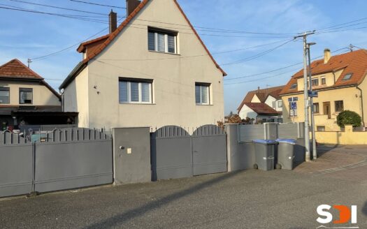 PLOBSHEIM – MAISON 75M² SUR 1,50 ARES AVEC JARDIN ET GGE