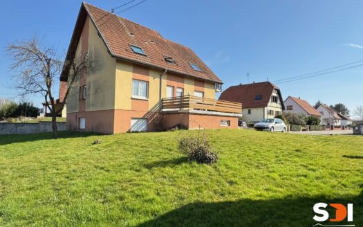 PLOBSHEIM – IMMEUBLE 192M² AVEC 3 LOGTS SUR 6,26 ARES