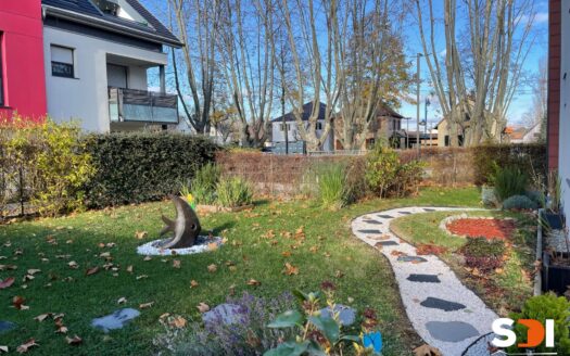 ESCHAU – RDJ T3/69M² AVEC TERRASSE + JARDIN + 2 GGES + CAVE