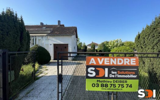GERSTHEIM – MAISON 61M² SUR 4,32 ARES AVEC JARDIN + GGE