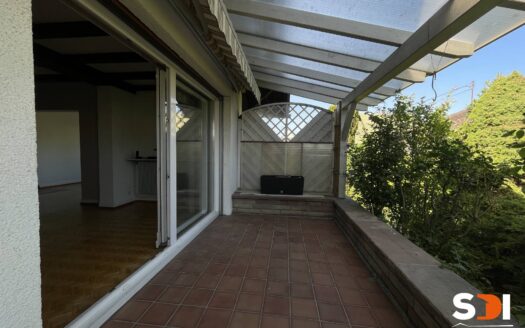 ILLKIRCH – MAISON 134M2 – 6 P SUR 6,48 ARES AVEC GGES + S/S + JARDIN