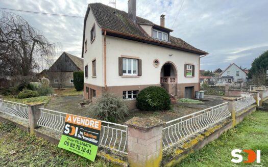BOOFZHEIM – MAISON 130M² SUR 11,85 ARES AVEC JARDIN ARBORE + TERRASSE + DEPENDANCE + 4 GGES