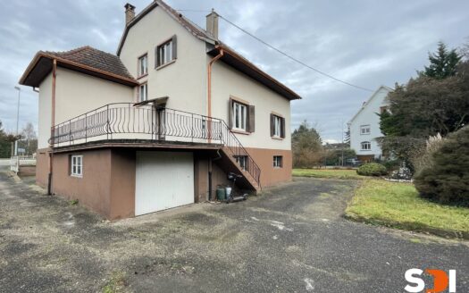 BOOFZHEIM – MAISON 130M² SUR 11,85 ARES AVEC JARDIN ARBORE + TERRASSE + DEPENDANCE + 4 GGES