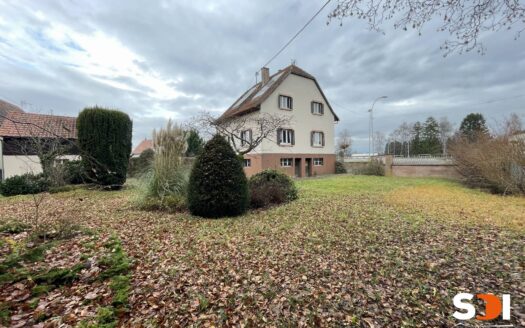 BOOFZHEIM – MAISON 130M² SUR 11,85 ARES AVEC JARDIN ARBORE + TERRASSE + DEPENDANCE + 4 GGES